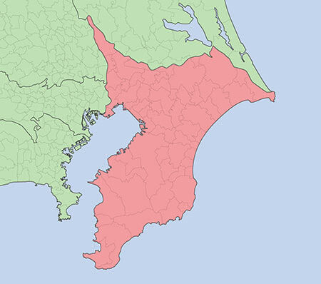 千葉県全域地図