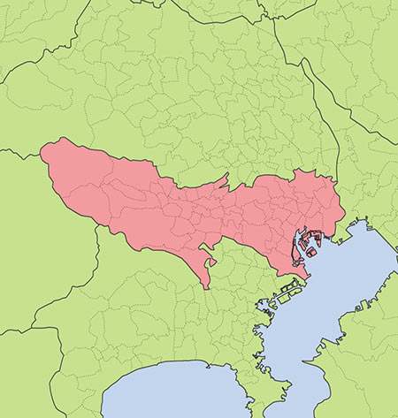 東京都全域地図