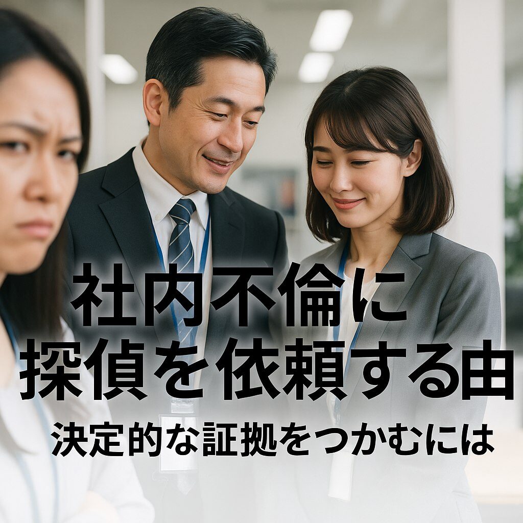 社内不倫が職場を壊す──目撃情報と内部告発の末に探偵を雇った社員たち